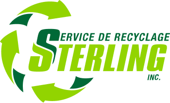 Logo de Recyclage Sterling, spécialiste en location de conteneurs et gestion de matières résiduelles.